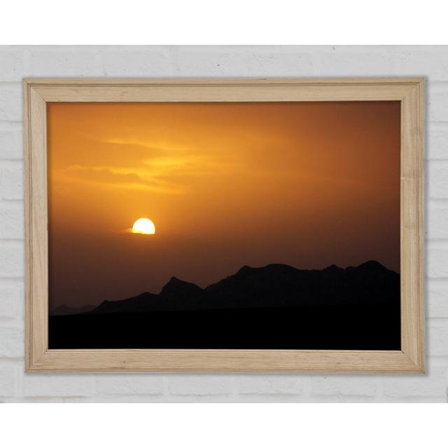 Sun In The Sepia Sky - Print Ebern Designs Size: 21cm H x 29.7cm W x 1.5cm D on Productcaster.