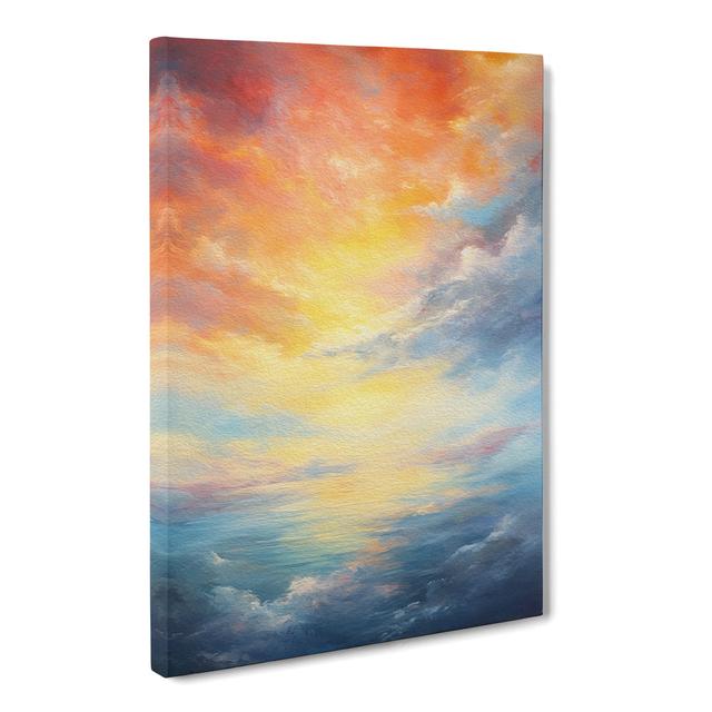 Cloudy Sky Expressionism - Art Prints 17 Stories Size: 76cm H x 50cm W x 3cm D on Productcaster.