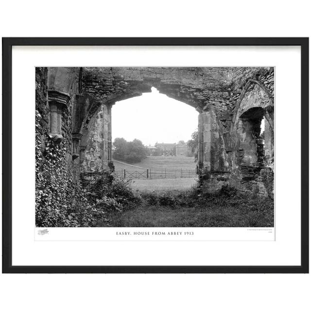 'Easby, House from Abbey 1913' - Picture Frame Photograph Print on Paper The Francis Frith Collection Size: 40cm H x 50cm W x 2.3cm D on Productcaster.