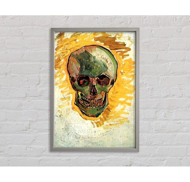 Van Gogh Skull Framed Print Happy Larry Size: 118.9cm H x 84.1cm W x 3.3cm D on Productcaster.