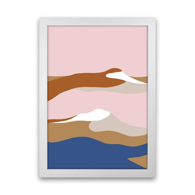 Abstract Dunes3 by Planeta444 - Print 17 Stories Size: 34cm H x 25cm W x 3cm D, Frame Option: White Framed on Productcaster.