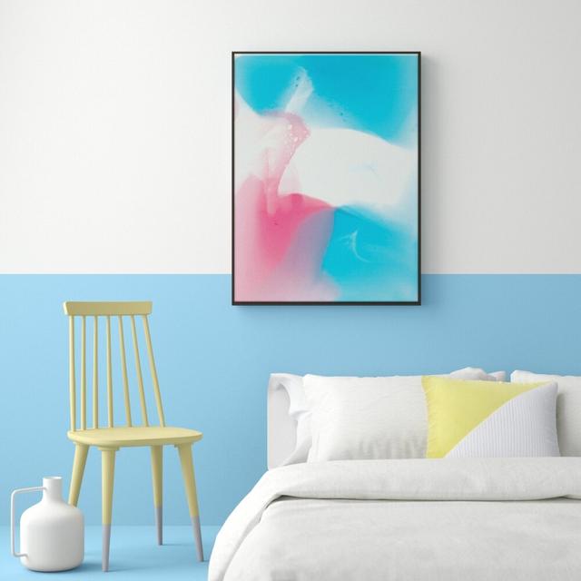 Flow 41 by Chalie MacRae - Print on Canvas East Urban Home Frame Options: Black, Size: 51cm H x 41cm W on Productcaster.