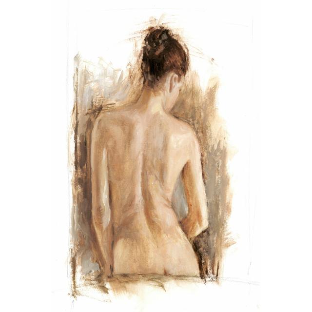 Figure Study II by Ethan Harper - Wrapped Canvas Painting Rosalind Wheeler Size: 46cm H x 30cm W on Productcaster.