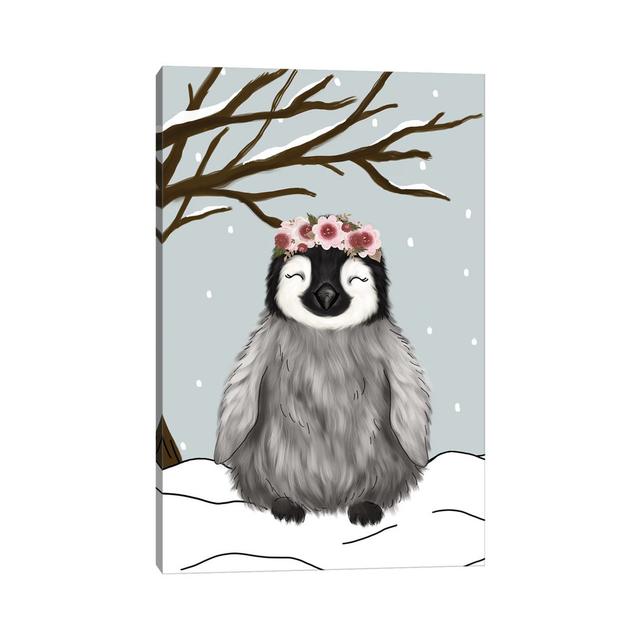 Winter Penguin by Katie Bryant - Wrapped Canvas Graphic Art Latitude Vive Size: 45.72cm H x 30.48cm W x 1.905cm D on Productcaster.