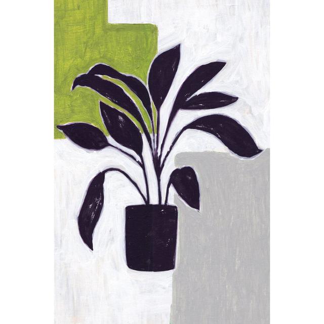 Green Plantling III by Melissa Wang - Wrapped Canvas Painting Rosalind Wheeler Size: 46cm H x 30cm W x 3.8cm D on Productcaster.