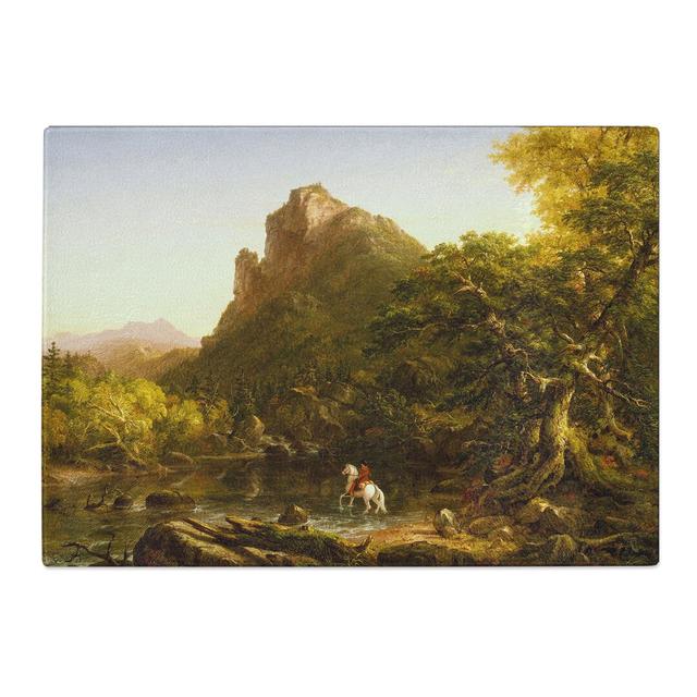 The Mountain Ford by Thomas Cole Chopping Board East Urban Home Size: 28.5cm W x 39cm L on Productcaster.