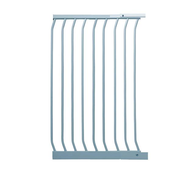 Daves Baby Gate Archie & Oscar Size: 54- 54cm, Colour: Matt Grey on Productcaster.