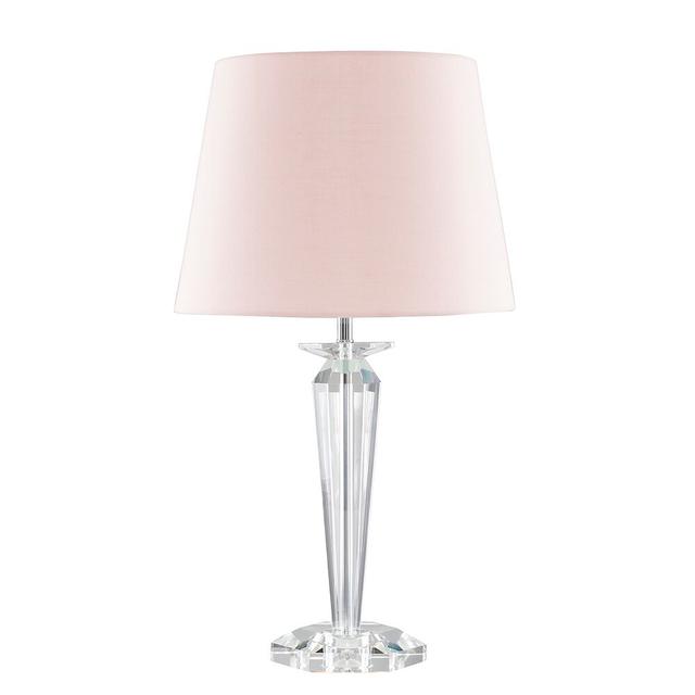 Lea 63cm Table Lamp Canora Grey Bulb Included: No, Shade Colour: Pink on Productcaster.