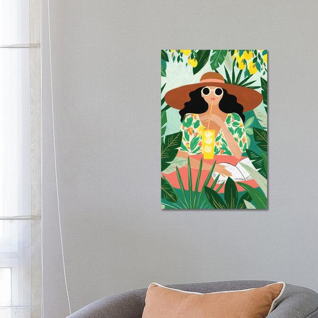 Under The Lemon Tree by Emily Kopcik - Gallery-Wrapped Canvas Giclée on Canvas 17 Stories Size: 66.04cm H x 45.72cm W, Format: Wrapped Canvas on Productcaster.