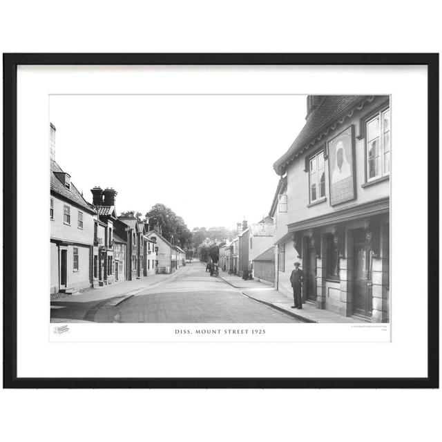 'Diss, Mount Street 1925' by Francis Frith - Picture Frame Photograph Print on Paper The Francis Frith Collection Size: 28cm H x 36cm W x 2.3cm D on Productcaster.