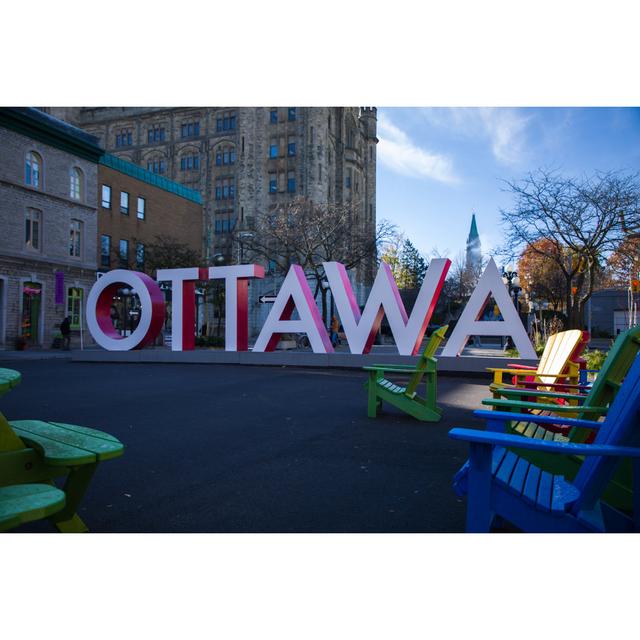 Ottawa Byward Market - Wrapped Canvas Print Ebern Designs Size: 51cm H x 76cm W x 3.8cm D on Productcaster.