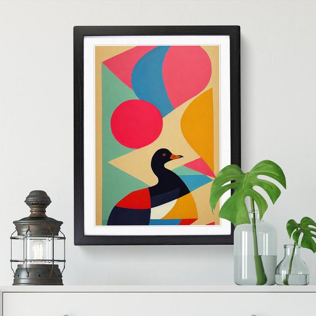 Anstus Goose Abstract - Picture Frame Graphic Art ClassicLiving Frame Option: Black, Size: 64cm H x 46cm W on Productcaster.