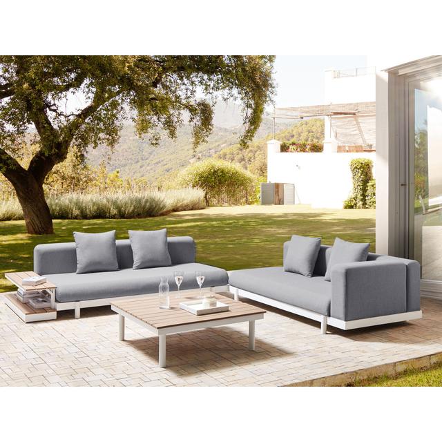 Nhya 5 - Person Garden Lounge Set with Cushions Ebern Designs Cushion Colour: Grey on Productcaster.