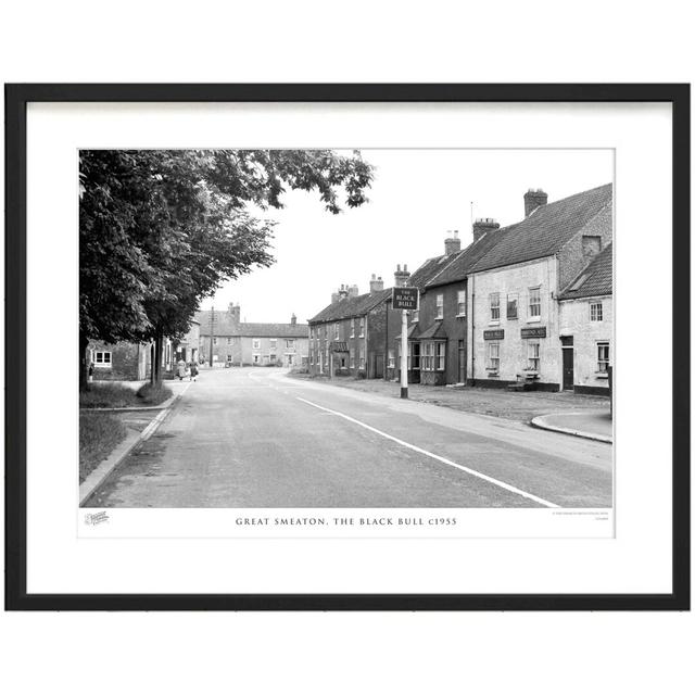 Great Smeaton, The Black Bull C1955 - Single Picture Frame Print The Francis Frith Collection Size: 40cm H x 50cm W x 2.3cm D on Productcaster.