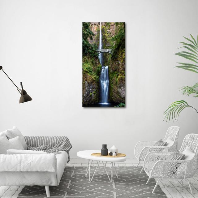 Waterfall - Wrapped Canvas Art Prints Union Rustic on Productcaster.