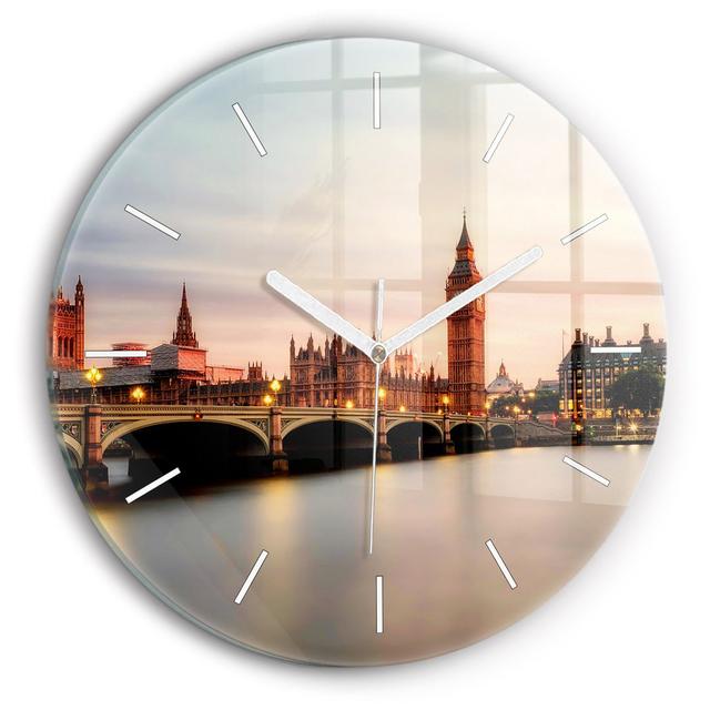 Martize Glass Wall Clock 17 Stories on Productcaster.