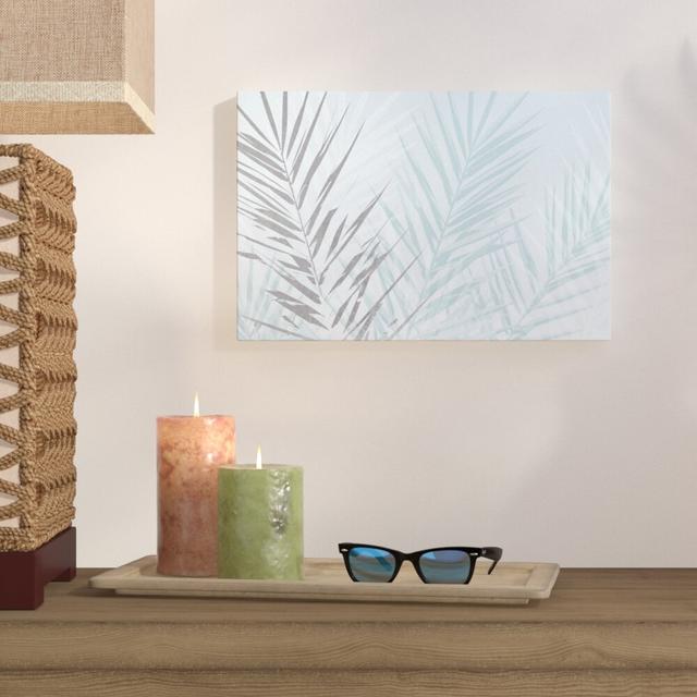 Eucalyptus Palm - Wrapped Canvas Print East Urban Home Size: 60.96cm H x 91.44cm W on Productcaster.