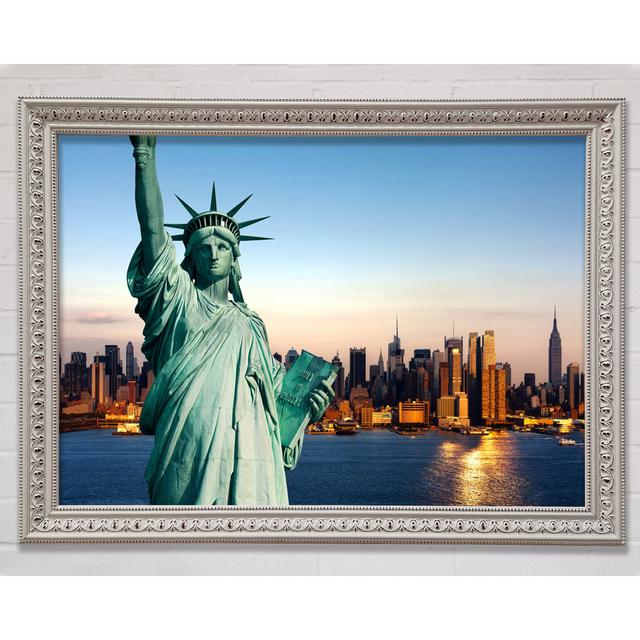 Statue Of Liberty Protection - Print Bright Star Size: 42cm H x 59.7cm W x 3cm D on Productcaster.