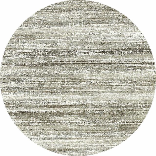 Anouk No Pattern Machine Woven Beige/Grey Area Rug Trent Austin Design Rug Size: Round 120cm on Productcaster.