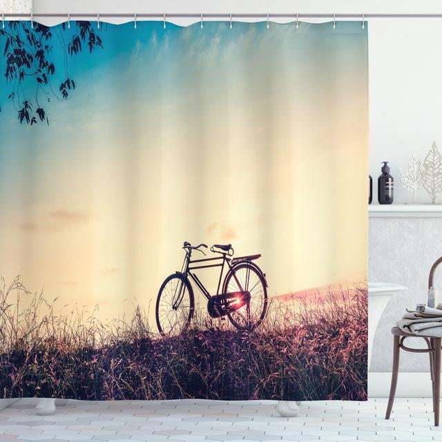 Betheny 13 Piece Polyester Shower Curtain Set East Urban Home Size: 200cm H x 175cm W on Productcaster.