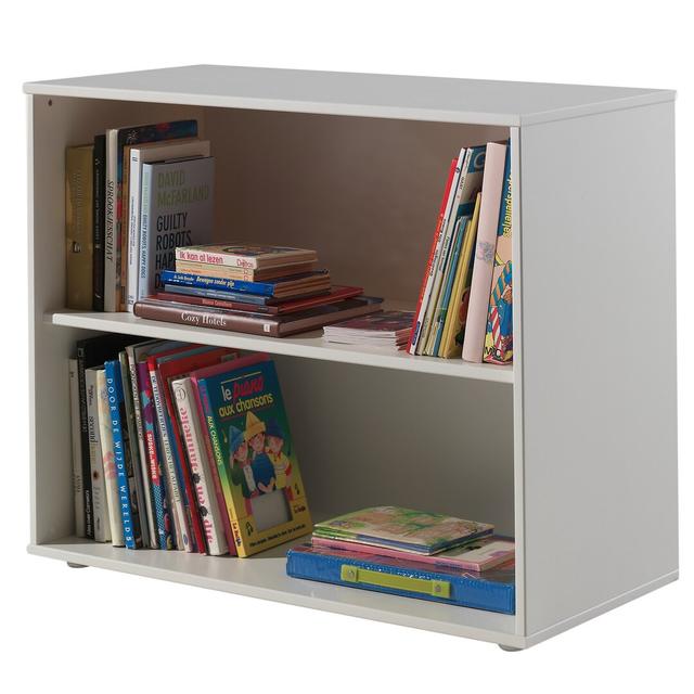 Fan 43cm Bookcase Vipack Colour: White on Productcaster.