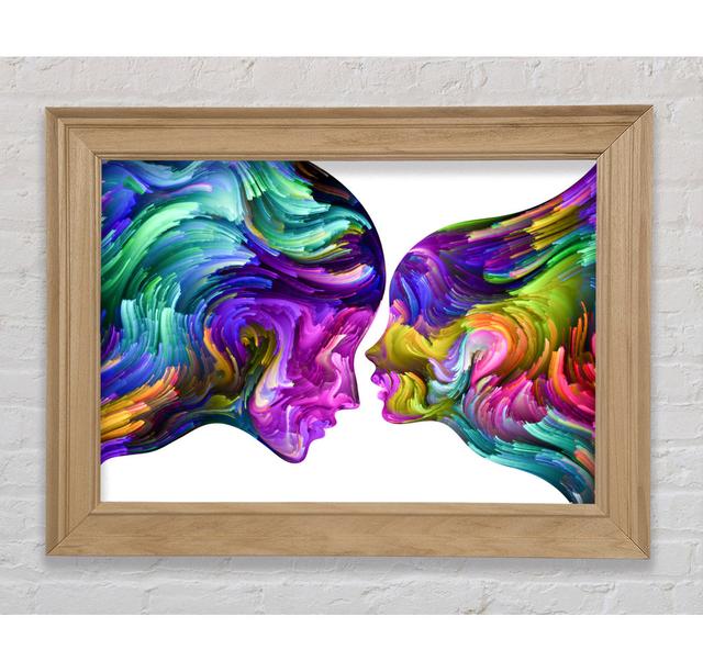 Soul Connection Of Colour And Vibrance - Single Picture Frame Art Prints Bright Star Size: 254cm H x 359.15cm W x 8cm D on Productcaster.