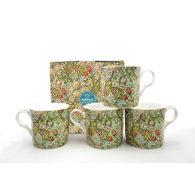 Lily Bone China Mug (Set of 4) HERITAGE on Productcaster.