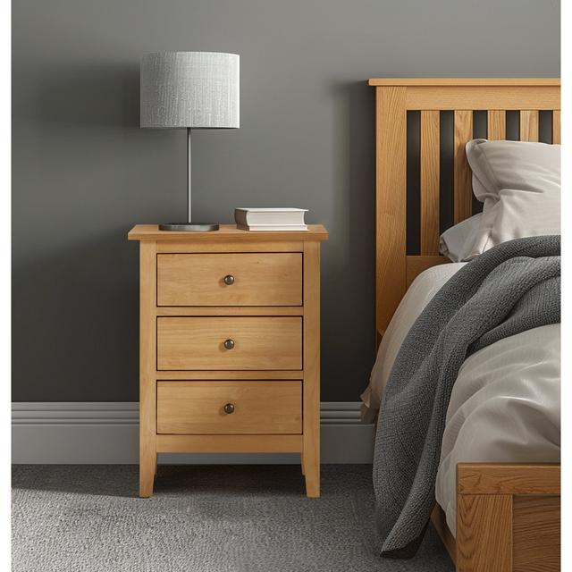 Huang Solid + Manufactured Wood Bedside Table Lark Manor on Productcaster.