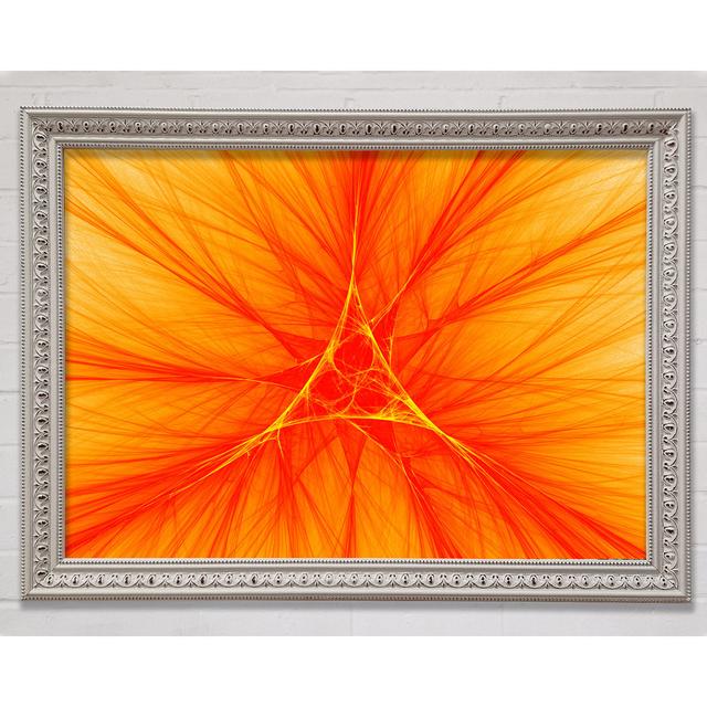 Orange Centre - Print Bright Star Size: 29.7cm H x 42cm W x 3cm D on Productcaster.