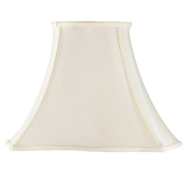 32cm H Silk Bell Lamp Shade ( Screw On ) in Cream ClassicLiving Size: 32cm H x 42cm W x 42cm D on Productcaster.