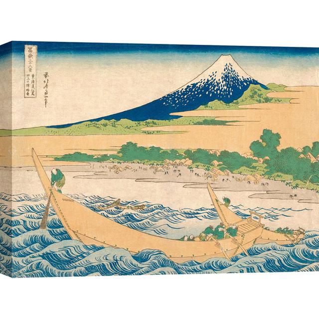 Tago-Bucht bei Ejiri am Tokaido von Katsushika Hokusai Longshore Tides Größe: 40 cm H x 60 cm B x 4 cm T on Productcaster.