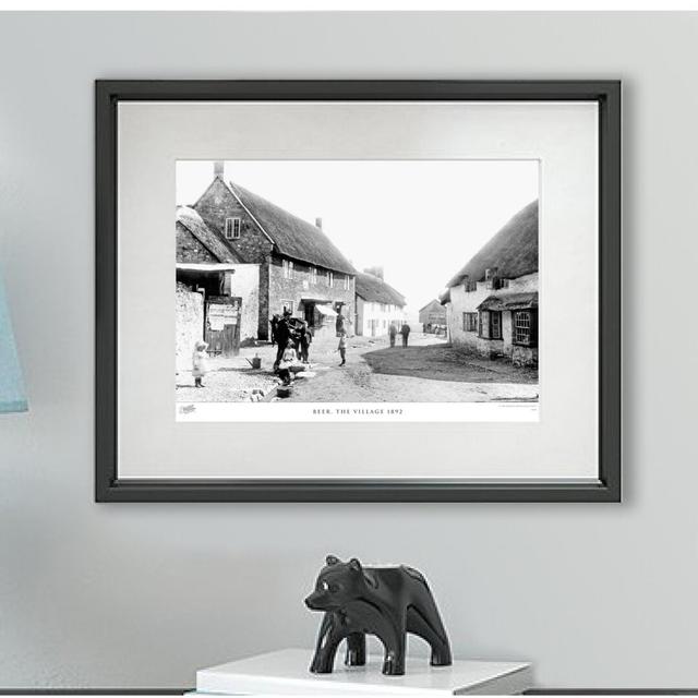 'Beer, the Village 1892' - Picture Frame Photograph Print on Paper The Francis Frith Collection Size: 60cm H x 80cm W x 2.3cm D on Productcaster.