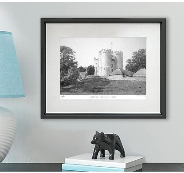 Saltwood, The Castle 1890 by Francis Frith - Single Picture Frame Print The Francis Frith Collection Size: 60cm H x 80cm W x 2.3cm D on Productcaster.