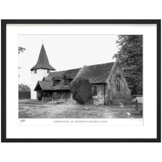 'Greensted, St Andrew's Church C1955' by Francis Frith - Picture Frame Photograph Print on Paper The Francis Frith Collection Size: 45cm H x 60cm W x on Productcaster.