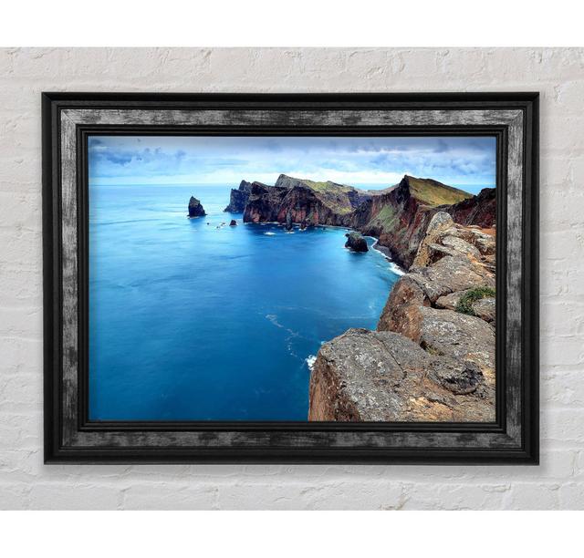 Coast Panoramic View - Single Picture Frame Art Prints Bright Star Size: 59.7cm H x 84.1cm W x 8cm D on Productcaster.