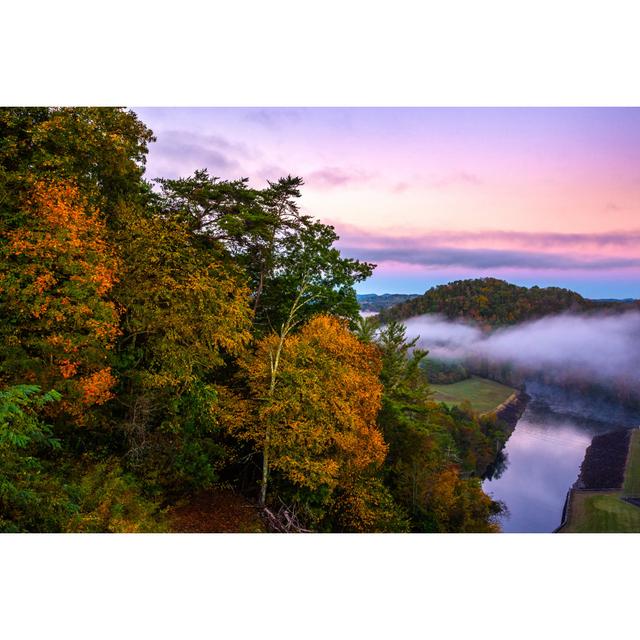 South Holston Dam by Joshua Moore - Wrapped Canvas Print Alpen Home Size: 30cm H x 46cm W on Productcaster.