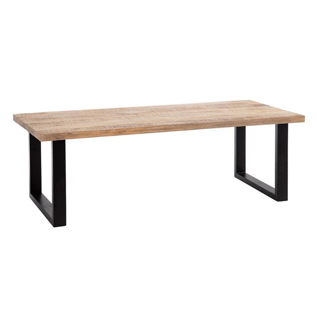 Oretha Rectangular Dining Table Union Rustic Size: H76 x L240 x W100cm on Productcaster.