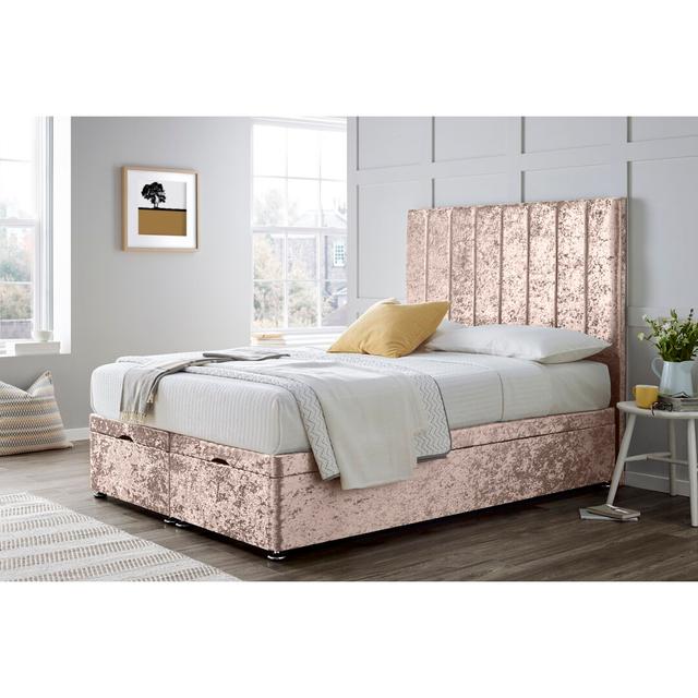 Divan Bed with 24" Headboard on Struts Wayfair Sleep Size: Double (4'6), Colour: Truffle on Productcaster.