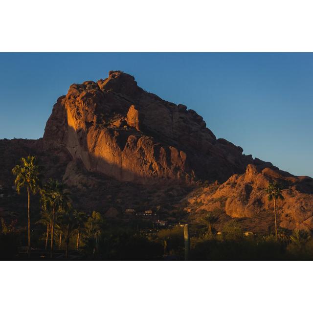 Ladue Camelback Mountain At Sunrise - Wrapped Canvas Print Alpen Home Size: 30cm H x 46cm W x 3.8cm D on Productcaster.