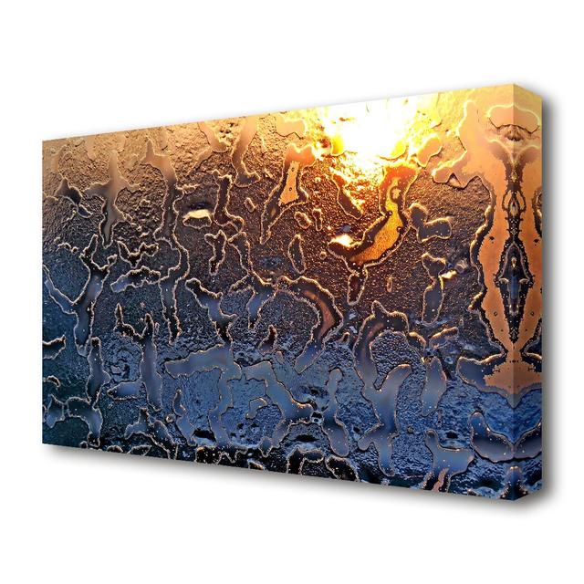 Icy Glass - Wrapped Canvas Graphic Art Print East Urban Home Size: 35.6 cm H x 50.8 cm W on Productcaster.