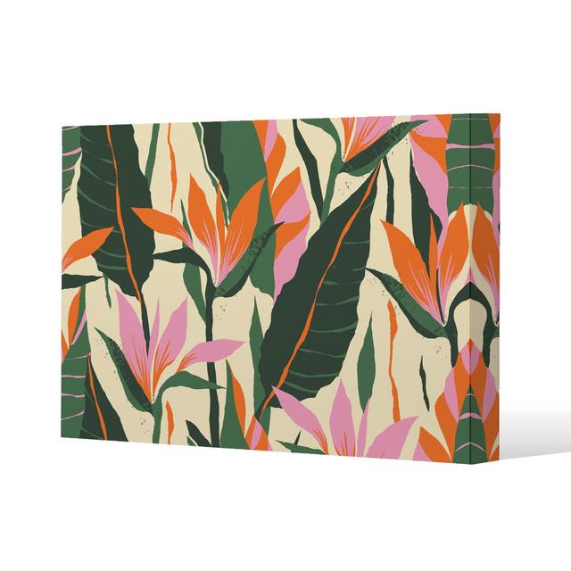 Jungle Plants by Andrew Lee - Wrapped Canvas Print Andrew Lee Size: 61cm H x 91cm W x 4cm D on Productcaster.