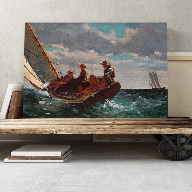 'A Fair Wind' by Winslow Homer Painting Print on Canvas East Urban Home Size: 50cm H x 76cm W on Productcaster.