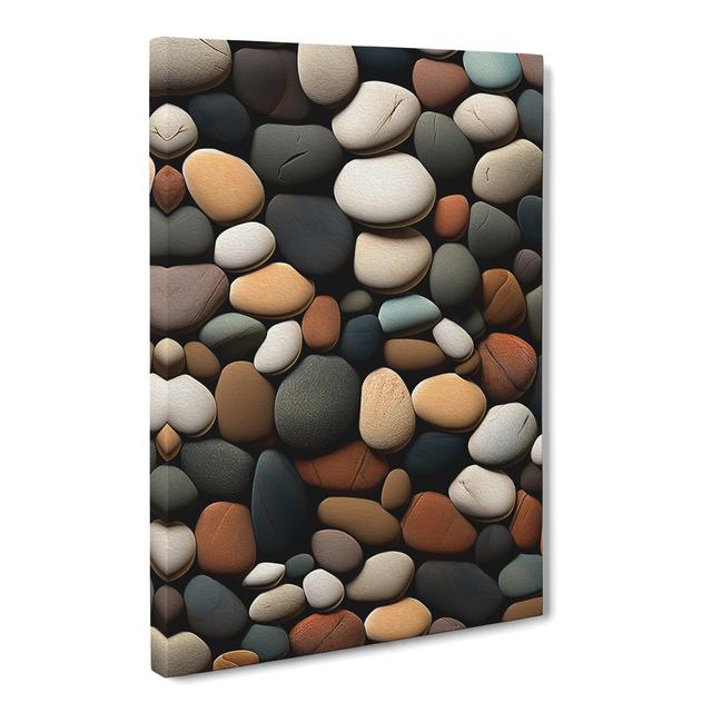 Pebbles Digital No.2 - No Frame Art Prints 17 Stories Size: 76cm H x 50cm W x 3cm D on Productcaster.