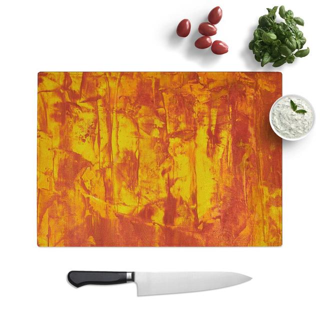 Tempered Glass Art Painting Vol.41 Chopping Board East Urban Home Size: 39 cm W x 28.5 cm L on Productcaster.