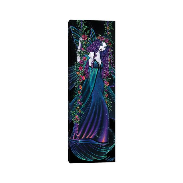 Iris by Myka Jelina - Wrapped Canvas Panoramic Painting Ophelia & Co. Size: 152.4cm H x 50.8cm W x 1.9cm D on Productcaster.