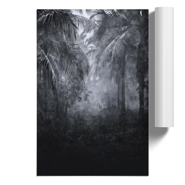 Palm Tree Forest - Unframed Graphic Art East Urban Home Size: 30cm H x 21cm W x 0.1cm D on Productcaster.