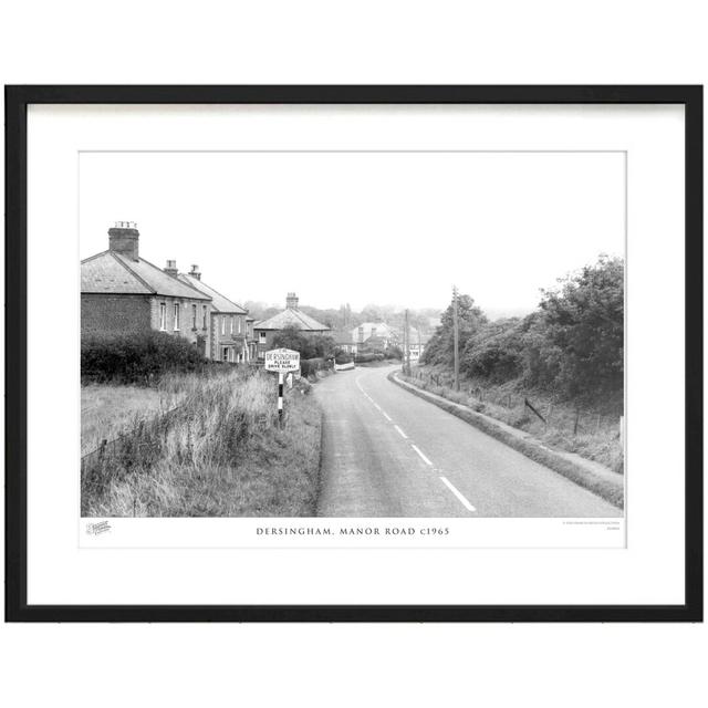 'Dersingham, Manor Road C1965' by Francis Frith - Picture Frame Photograph Print on Paper The Francis Frith Collection Size: 60cm H x 80cm W x 2.3cm D on Productcaster.