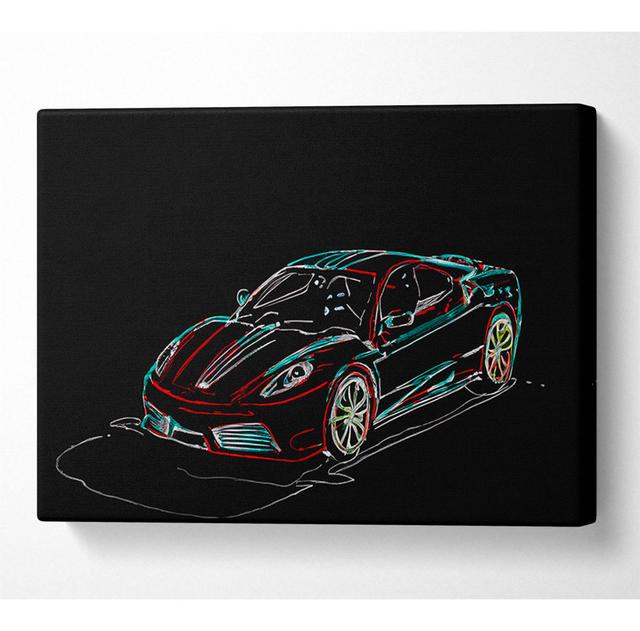 Ferrari F430 - Wrapped Canvas Art Prints Borough Wharf Size: 101.6cm H x 142.2cm W x 10cm D on Productcaster.