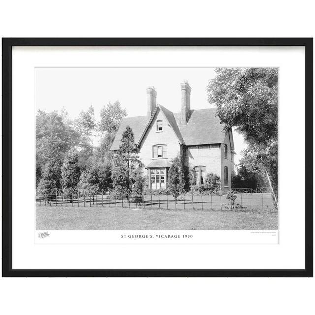 'St George's, Vicarage 1900' - Picture Frame Photograph Print on Paper The Francis Frith Collection Size: 60cm H x 80cm W x 2.3cm D on Productcaster.