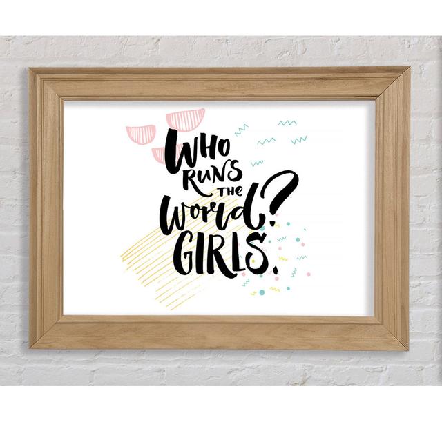 Who Runs The World Girls 1 - Einzelne Bilderrahmen Kunstdrucke Bright Star Größe: 100cm H x 141,4cm B x 8cm T on Productcaster.